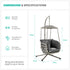 Kira Rattan Canopy Swing Chair